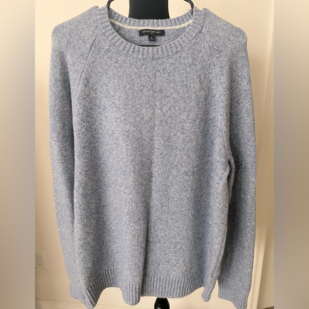 NWOT Banana Republic Blue Crewneck Sweater